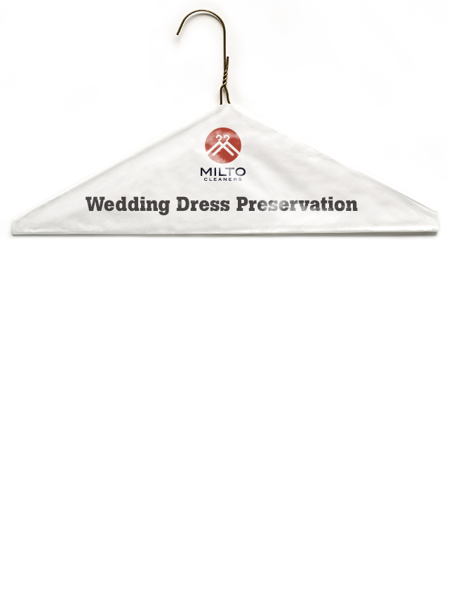 Milto Cleaners Wedding  dress  preservation and cleaning 